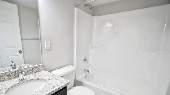 Bathroom With Bathtub at  Integrity Medina Apartments, Integrity Realty LLC, Medina, OH