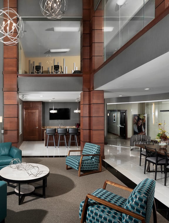 Social Lounge at Poplar Creek Apartments, Brookfield