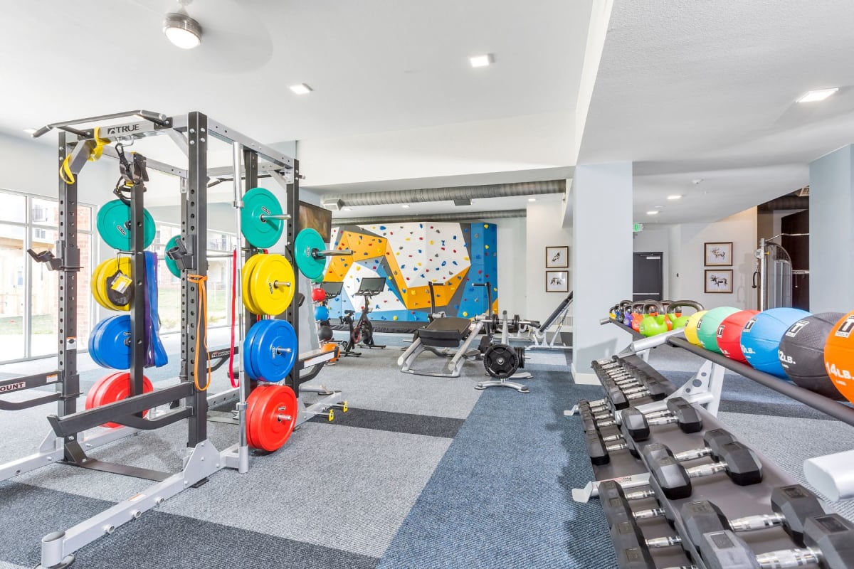 Westwood Green 24-hour weight room - Lakewood, CO