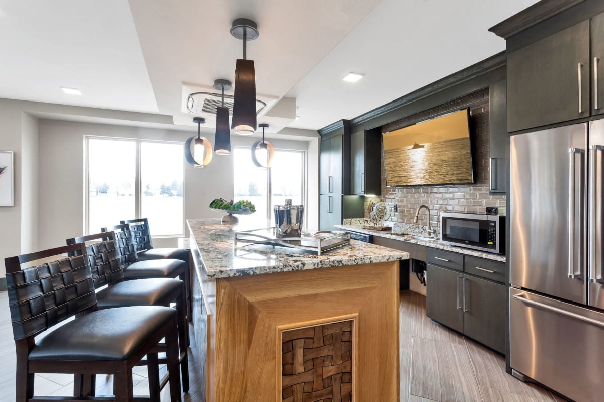 Westwood Green clubhouse kitchen - Lakewood, CO