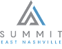 A blue shape is on a grey background.