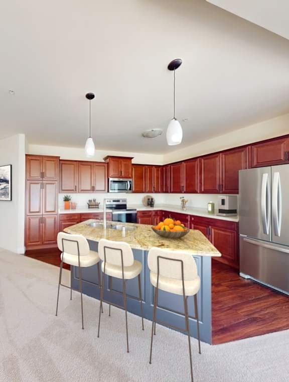 Social Lounge at Poplar Creek Apartments, Brookfield