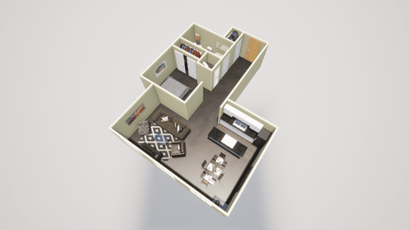 one bedroom apartment loft floor plan little rock