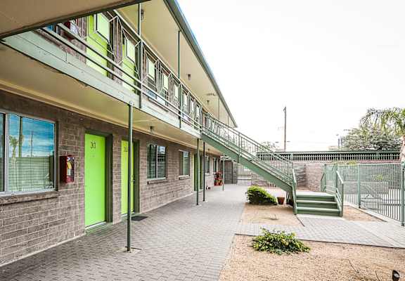 Courtyard at Carol Mary Apartments in Tucson AZ