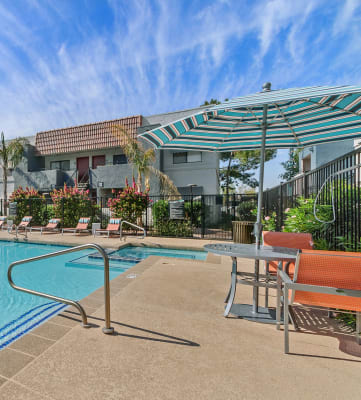 Swimming pool at Chandler Ridge Apartments in Chandler, AZ.