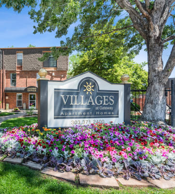 Leasing office at Village at Gateway Apartments in Denver, CO