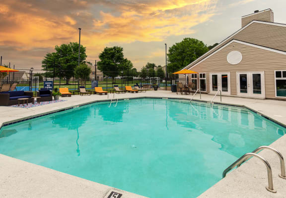 Community pool and sundeck