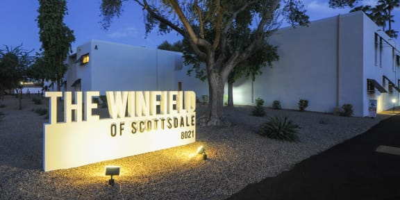 Property Signage at Winfield of Scottsdale, Scottsdale, 85251
