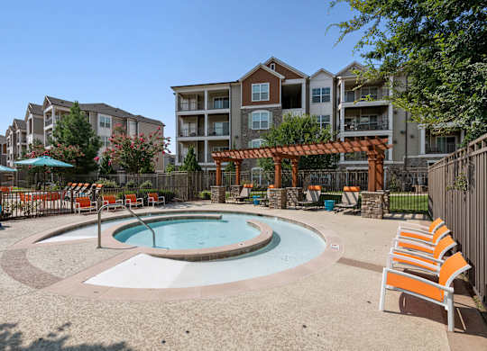 Swimming pool spa at Atley on the Greenway Apartments in Ashburn VA