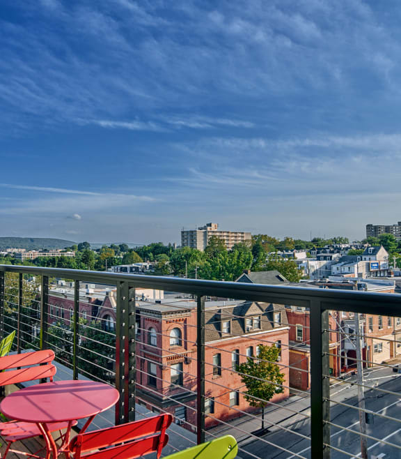 Enjoy Your Evenings At Rooftop Deck at Walnut Street Commons, Allentown, PA, 18101