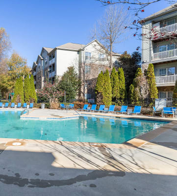 Swimming pool at Longwood Vista Apartments in Atlanta GA