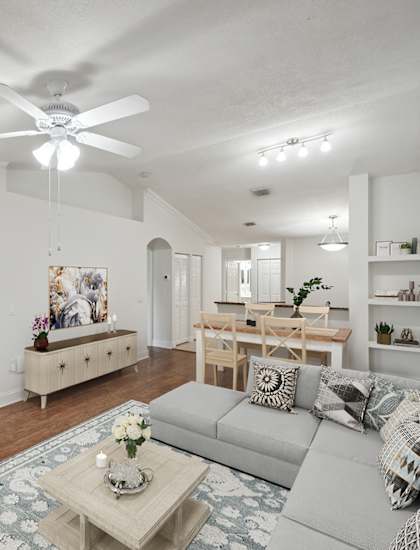 Living Room at Gateway Club, Boynton Beach, FL