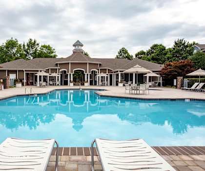 the swimming pool at an apartment complex at Thornberry Apartments, Charlotte, 28262