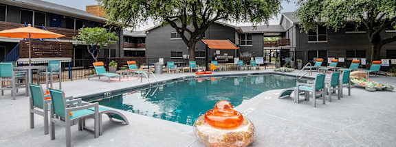 the swimming pool at Stadium 700 Apartments