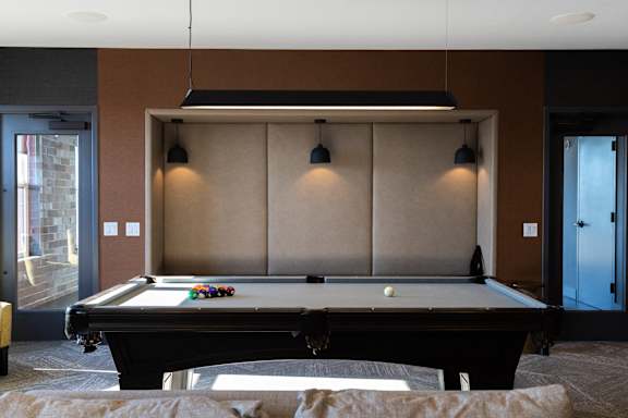 Billiards Table at Center Square Lofts West, Allentown, PA