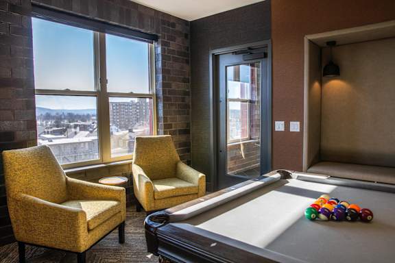 Resident Lounge at Center Square Lofts West, Pennsylvania