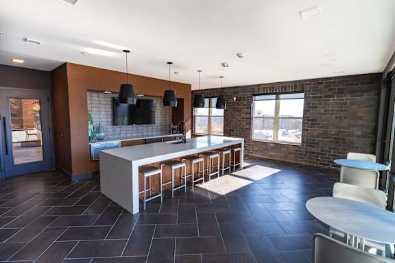 Clubhouse Kitchen at Center Square Lofts West, Allentown, PA