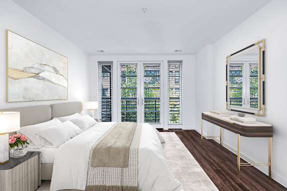Bedroom at The Glover House, Washington, DC