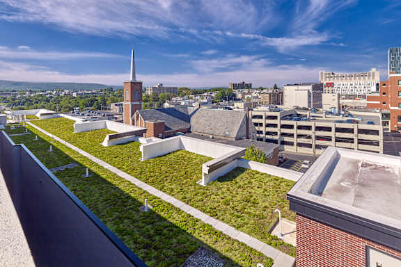 Spacious Green Rooftop at Walnut Street Commons, Allentown, PA, 18101