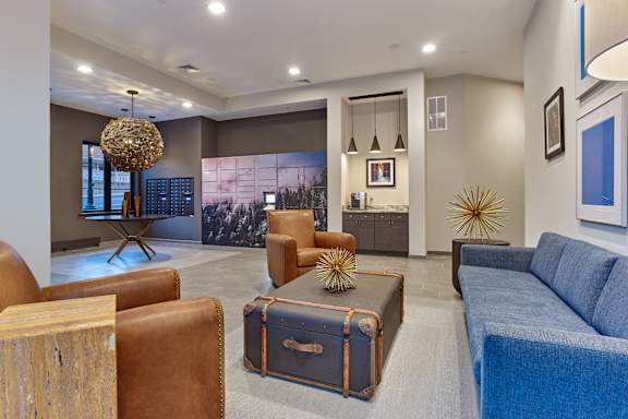 Picturesque Lobby Area at Walnut Street Commons, Allentown, Pennsylvania