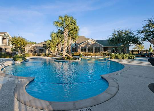 Pool at Lakeland Estates Apartments in Stafford TX