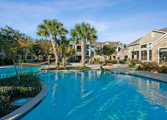 Pool Close Up at Lakeland Estates Apartments in Stafford TX