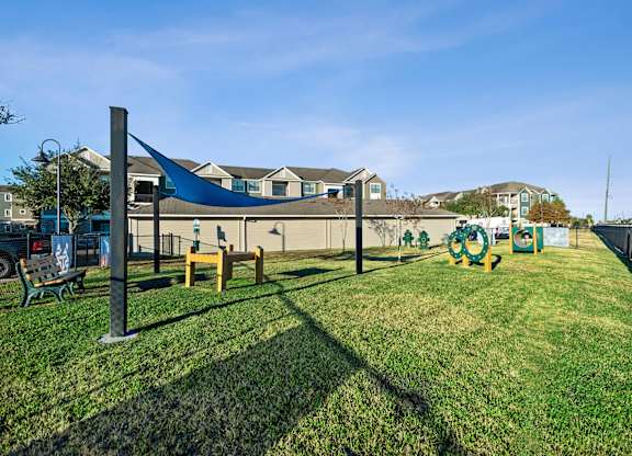 Dog Park at Lakeland Estates Apartments in Stafford TX