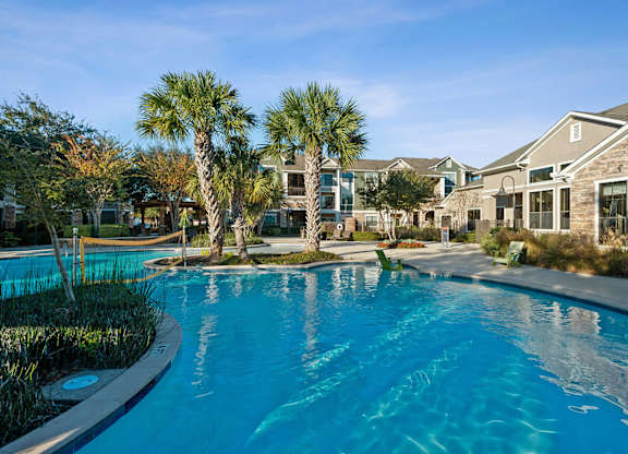 Pool Close Up at Lakeland Estates Apartments in Stafford TX