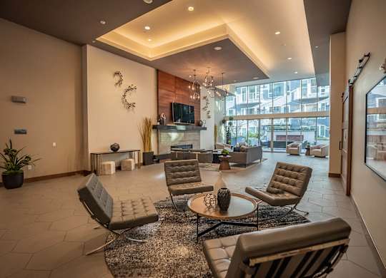 Social Lounge Seating Area at Infinity Apartments in Seattle WA