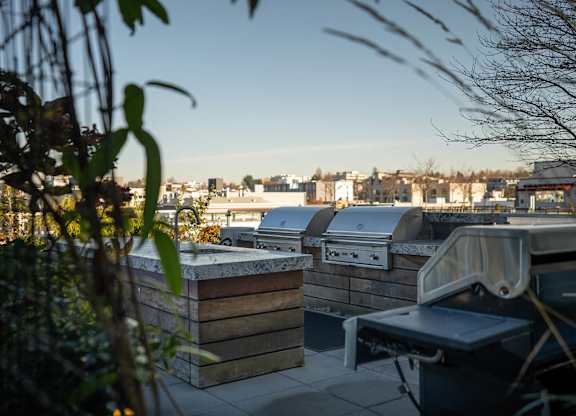 Grill Area at Infinity Apartments in Seattle WA