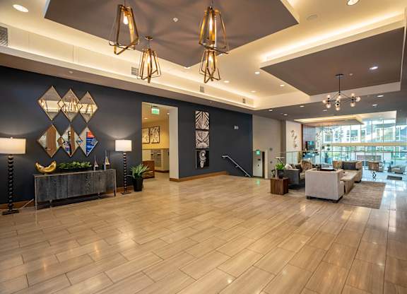 Main Lobby entrance at Infinity Apartments in Seattle WA