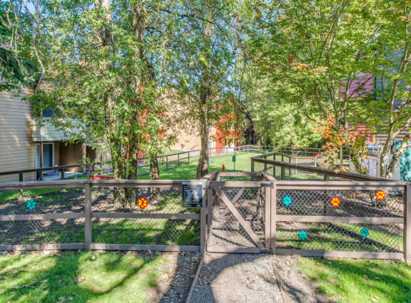 Dog Park at The Village at Seeley Lake