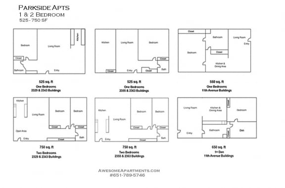 Northgate Crossing Apartments  floorplan, St. Paul, Minnesota