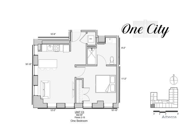 One City C3 Floor Plan