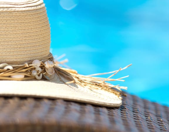 Pool hat at The Lincoln Apartments, Raleigh, NC