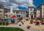 Thumbnail 22 of 33 - Outdoor Living Area at The Tuscany on Pleasant View, Madison, WI