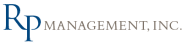 the logo for mangement inc on a green background