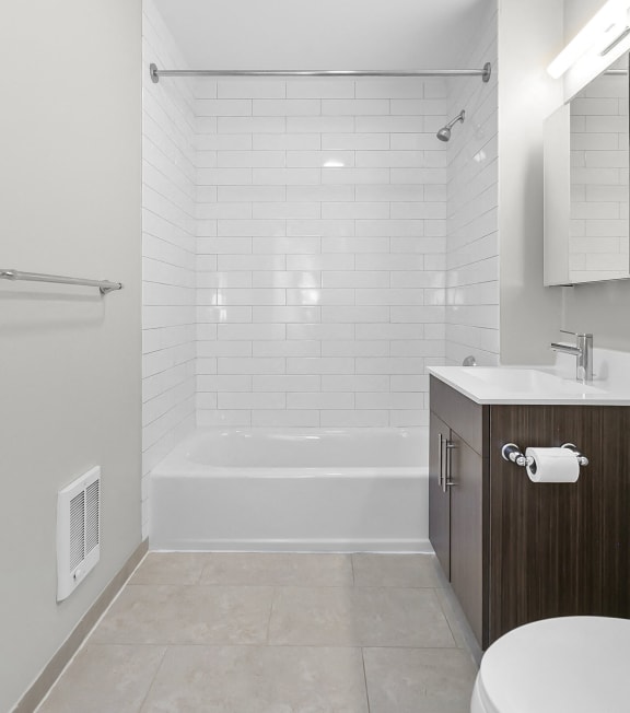 bathroom at 1188 Lofts in Bridgeport, CT, 06604
