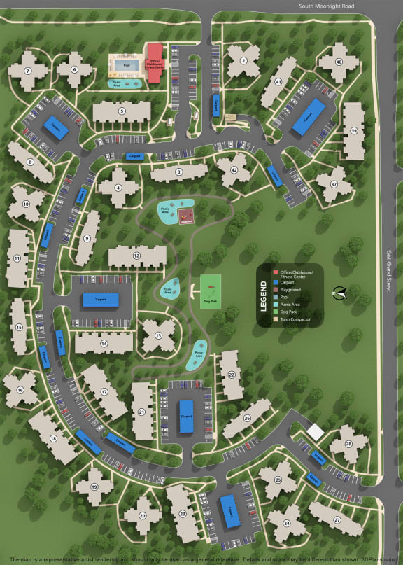 The Reserve at Moonlight Site Map
