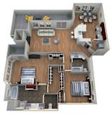 2C Floor Plan at The Landmark, New Braunfels