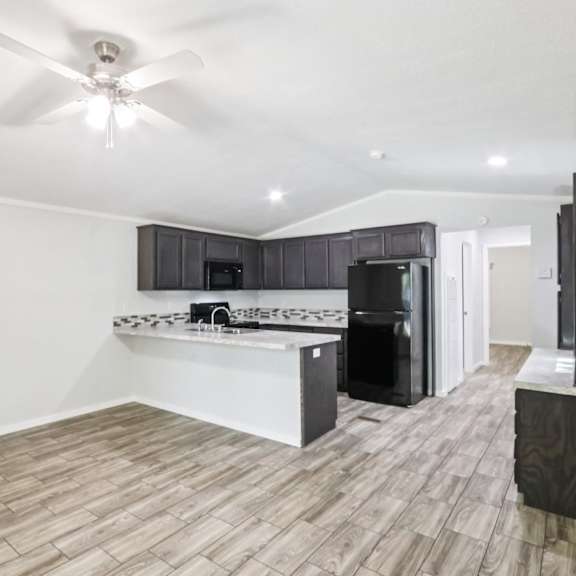 Spacious Kitchen at Woodview Apartments, Texas