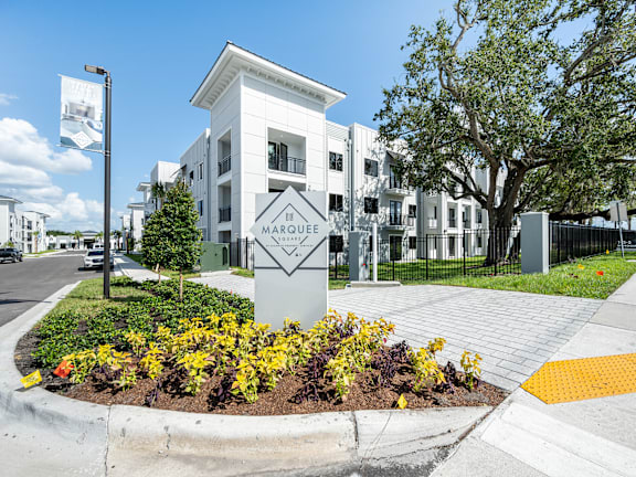 Exterior at Marquee Square Apartments in Seminole Heights Tampa FL