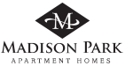 the logo for madison park apartment homes