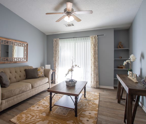 Living Room at Centennial Crossing Apartments