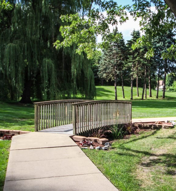 Garden Bridge at Beach South at the Lake, Minnesota, 55422