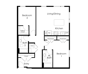 C5 two bedroom two bathroom