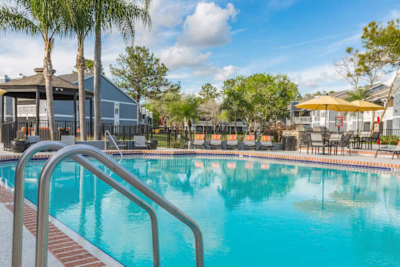 Pool Area at Northgreen at Carrollwood Apartments in Tampa, FL