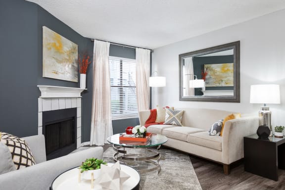 Living Room at Northgreen at Carrollwood Apartments in Tampa, FL