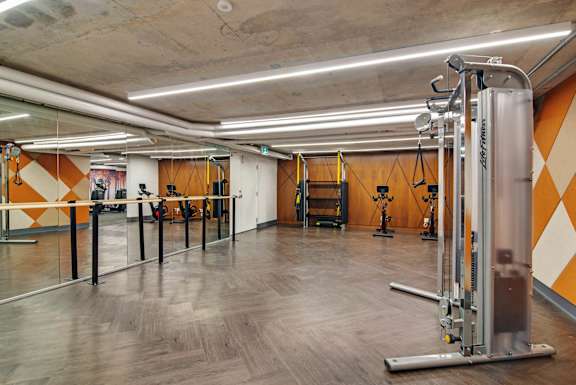New workout and yoga room