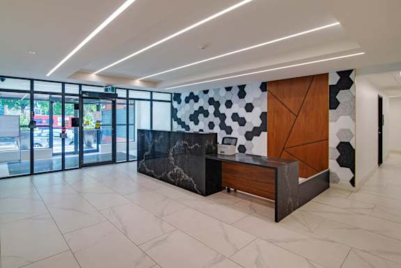 Lobby with Security Desk